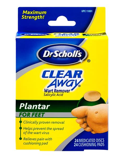 Dr. Scholl's Clear Away Maximum Strength Wart Remover Plantar For Feet ...