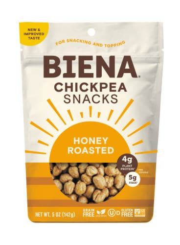 Biena® Honey Roasted Chickpea Snacks, 5 oz - Kroger