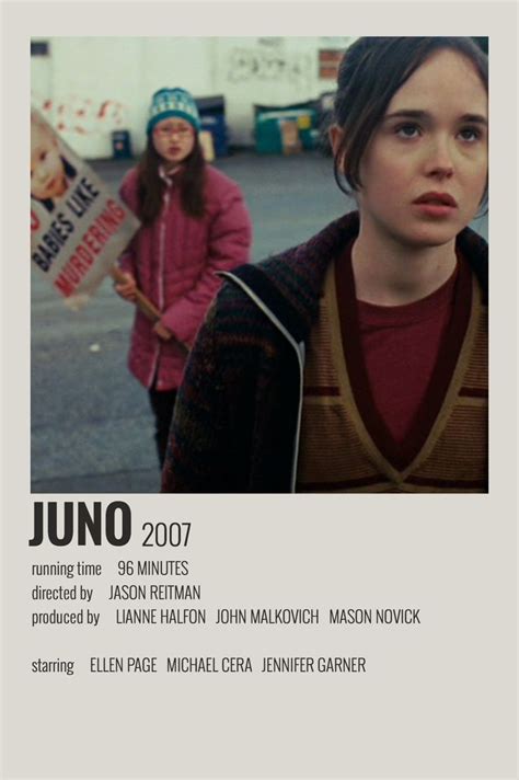 Alternative Minimalist Movie / Show Polaroid Poster - Juno | Indie ...