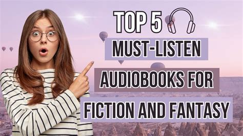 Top 5 Must-Listen Audiobooks for Fiction and Fantasy - YouTube