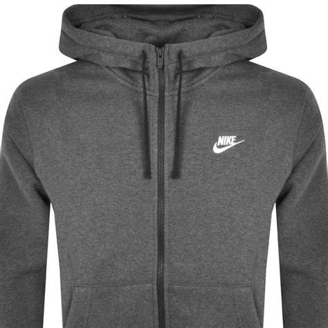 Nike Club Logo Hoodie Grey | Mainline Menswear