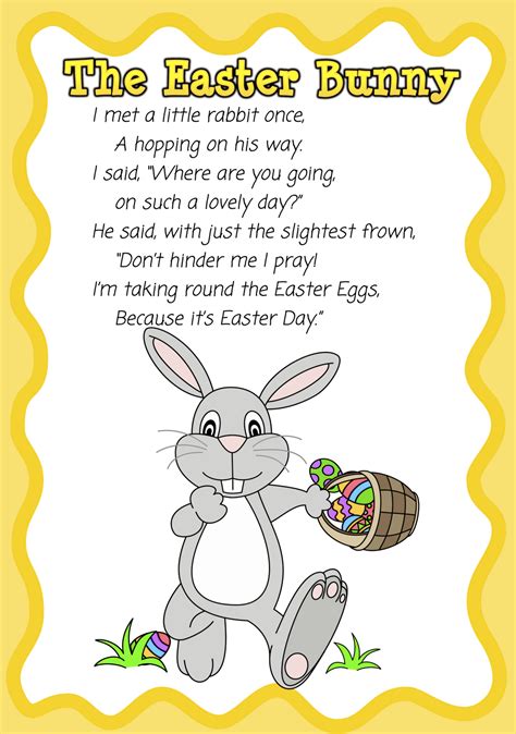 Easter Poems For Kids