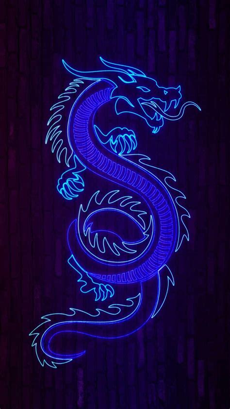 Neon Dragon Phone Wallpapers - Top Free Neon Dragon Phone Backgrounds ...