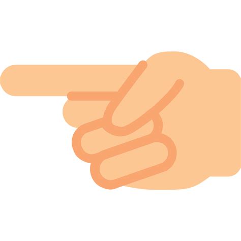 Pointing Left Finger Vector SVG Icon - SVG Repo