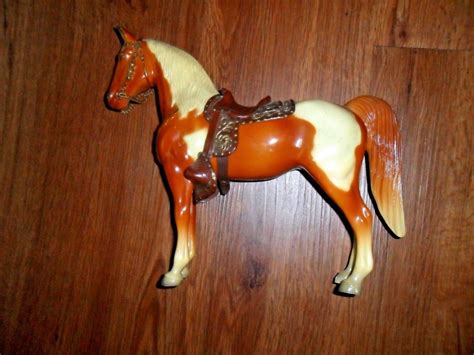 Vintage Plastic Toy Western Horse Horses Lot of 2 -- Antique Price ...