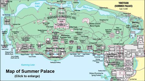 Maps of Summer Palace, Sketch Map of Yiheyuan