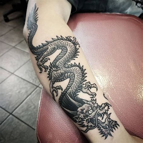 japanese dragon tattoo arm - Barbarous Binnacle Image Bank