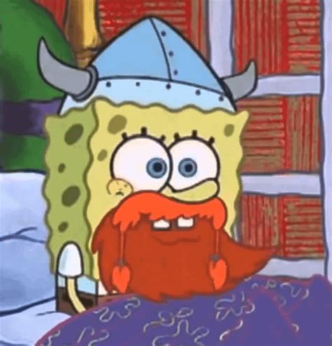 Happy Leif Erikson Day : spongebob