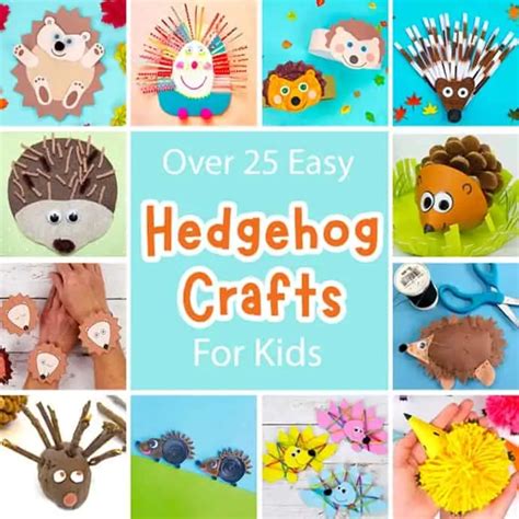 Easy Hedgehog Crafts For Kids - Kids Craft Room