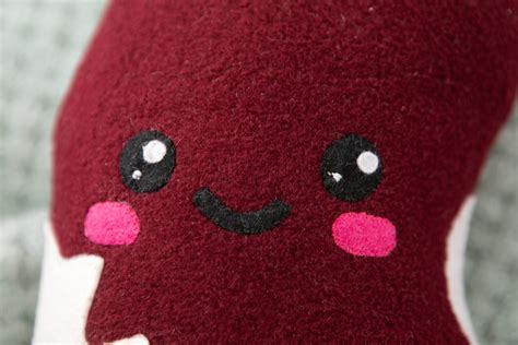 Bean plush Kawaii Bean plushie Handmade soft toy Kidney bean | Etsy