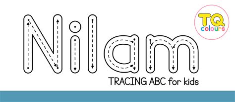 Download Nilam Tracing ABC font | fontsme.com