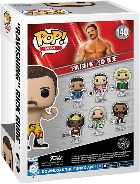 2023 WWE Funko POP! Vinyls 140 "Ravishing" Rick Rude – Wrestling Figure ...