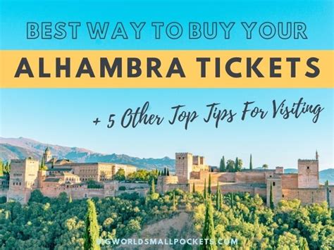 Best Way to Buy Alhambra Tickets + 5 Top Tips For Visiting - Big World ...