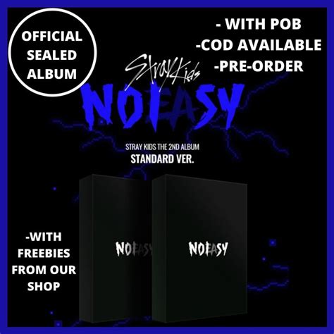 STRAY KIDS NO EASY ALBUM STANDARD VERSION (2ND ALBUM) (SEALED) (SET OR ...