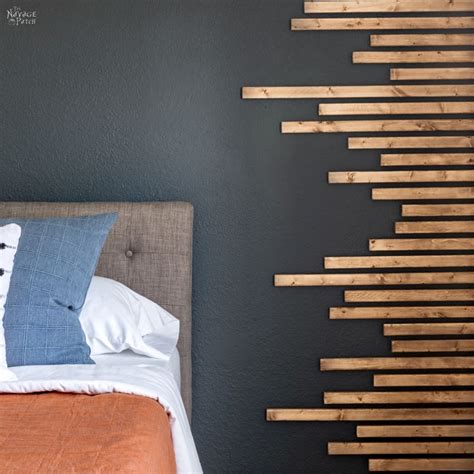 DIY Wood Slat Accent Wall - The Navage Patch