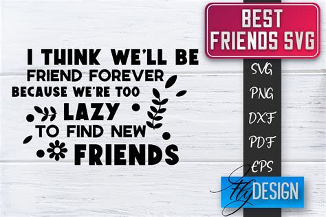 Best Friends SVG | Best Friends Quotes Graphic by flydesignsvg ...