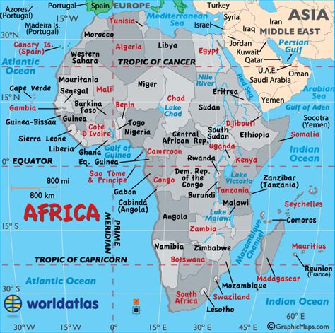 20 Degree North Latitude On Africa Map - Map