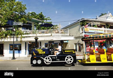 Florida Key West Trolley Stock Photo - Alamy