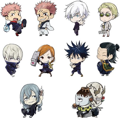 Jujutsu Kaisen Anime Sticker Pack - 10 Pcs Nepal | Ubuy