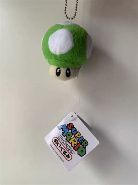 SUPER MARIO GREEN Mushroom Plush Green And White Mushroom Soft Toy ...