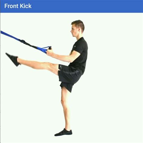 Front Kick - Exercise How-to - Workout Trainer by Skimble