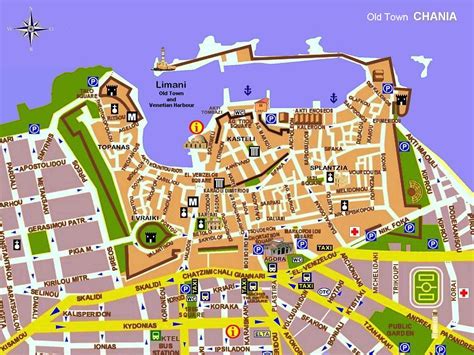 CRETA deluxe - City Map of Chania