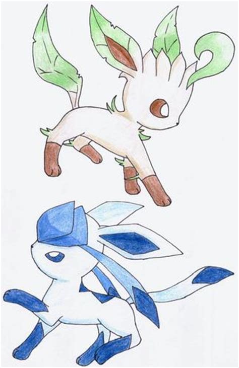 Leafeon and Glaceon Love - Leafeon Plus Fan Art (18306334) - Fanpop