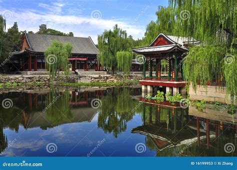 Garden in Beijing Summer Palace Editorial Stock Photo - Image of china ...