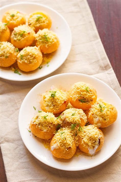 Dahi Puri Recipe » Dassana's Veg Recipes