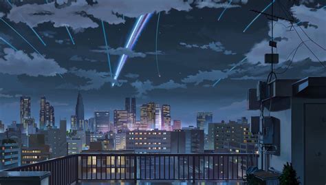 Night City Stars Background Anime