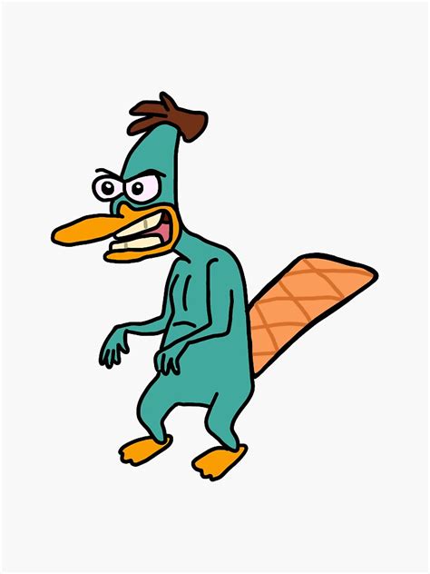 "Perry Dr. Doofenshmirtz" Sticker for Sale by magsdanc | Redbubble