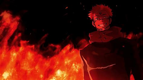 Wallpaper Jujutsu Kaisen Sukuna Fire Anime Mappa Anime | Porn Sex Picture