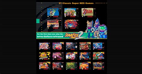 Here Are All The Games Coming To The Mini SNES Classic Edition