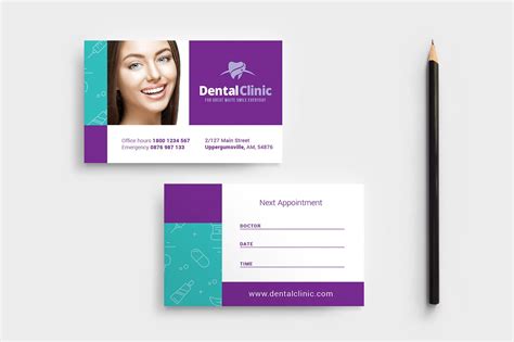 Visiting Card Design For Dentist