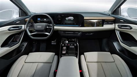 2025 Audi Q6 E-Tron Interior Revealed With Front Passenger Display