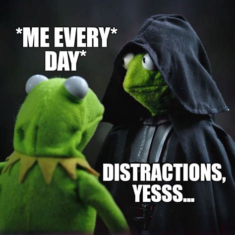 Humorous Muppet Characters Kermit and Darth Kermit with Bold Text Meme ...