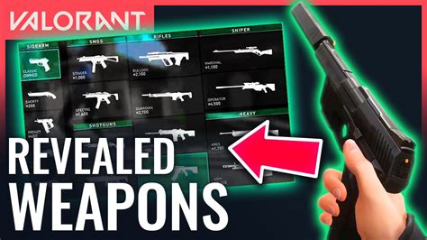 All 17 VALORANT WEAPONS Revealed with Gameplay - Buy Menu & Guns - YouTube