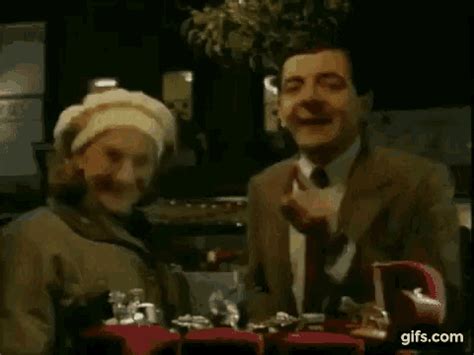 Nose Tap Mr Bean GIF - Nose Tap Mr Bean Present - Discover & Share GIFs