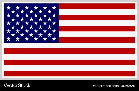 American flag Royalty Free Vector Image - VectorStock