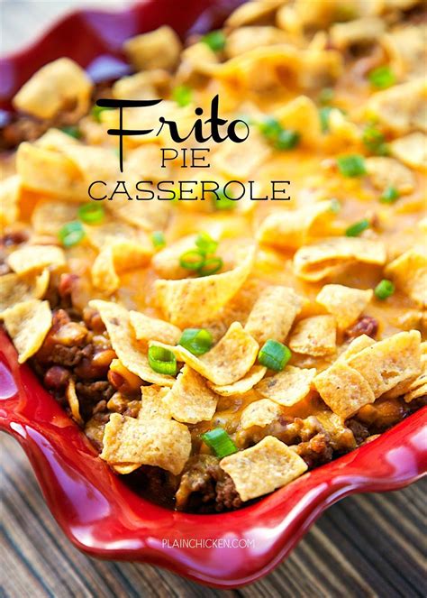 Frito Pie Casserole - everyone LOVED this recipe! Ground beef, onion ...