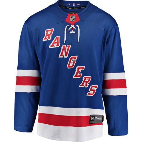 NEW YORK RANGERS Men's Breakaway Replica Home Long-Sleeve Jersey - Bob ...