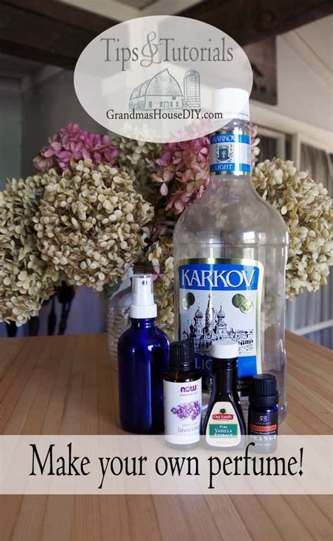 Perfume recipe using vodka that actually smells like REAL perfume!