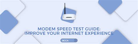 Modem Speed Test Guide: Improve Your Internet Experience