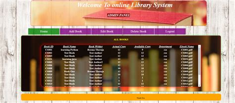 Online Library System In PHP With Source Code - Source Code & Projects