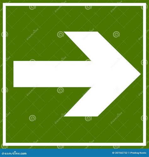 Road sign right arrow stock illustration. Illustration of pattern ...