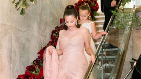 Selena Gomez Celebrates 30th Birthday in a Pink Versace Gown – Famous ...