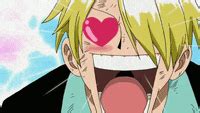 Sanji Forming Heart Eyes In One Piece GIF | GIFDB.com