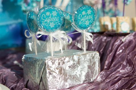 Frozen Lollipops Frozen Lollipops Blue Snowflake Lollipops | Etsy