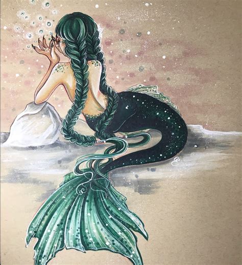 Mermaid Artwork, Mermaid Drawings, Mermaid Tattoos, Mermaid Tail ...