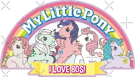 "MY LITTLE PONY - 80s" by hellolen | Redbubble